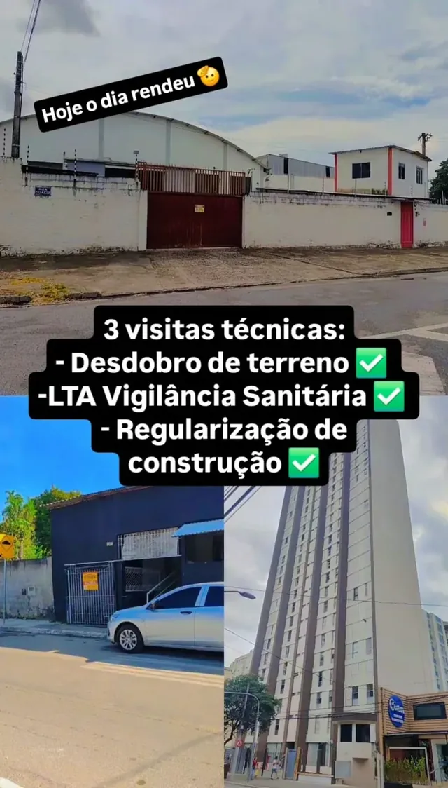 Visitas técnicas para regularização